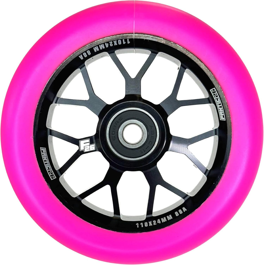 Fantic26 Spy7 Stunt Scooter Rolle I Trick I Tret I Kinder I Roller I Wheel I 110mm I ABEC 11 I Schne