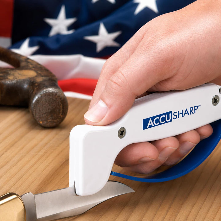 AccuSharp Messerschärfer, Blau/Weiss, ACCU-001W, Blau/Weiss
