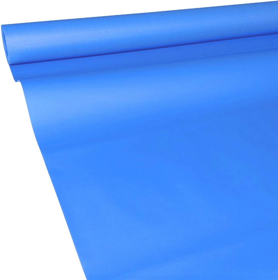 JUNOPAX Papiertischdecke 50m x 1,00m blau, nass- und wischfest 100 x 11 cm (Rechteckig) Blau, 100 x