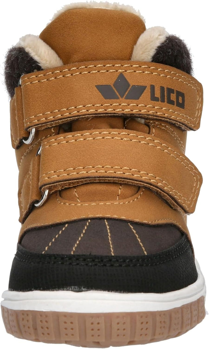 Lico Jungen Pavel VLauflernstiefel 22 EU Beige Braun, 22 EU Beige Braun