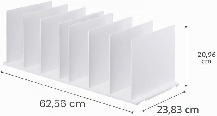 YAMAZAKI 4956 SMART Taschen-Organizer (2er-Set), weiss, ABS-Harz, minimalistisch, 31.8 x 24 x 21 cm,