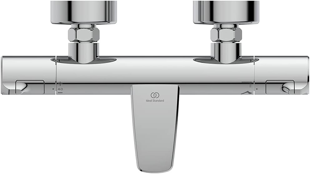 Ideal Standard A7697AA Ceratherm T50 Mischbatterie für Badewanne und Dusche, Chrome Ceratherm T50 Th