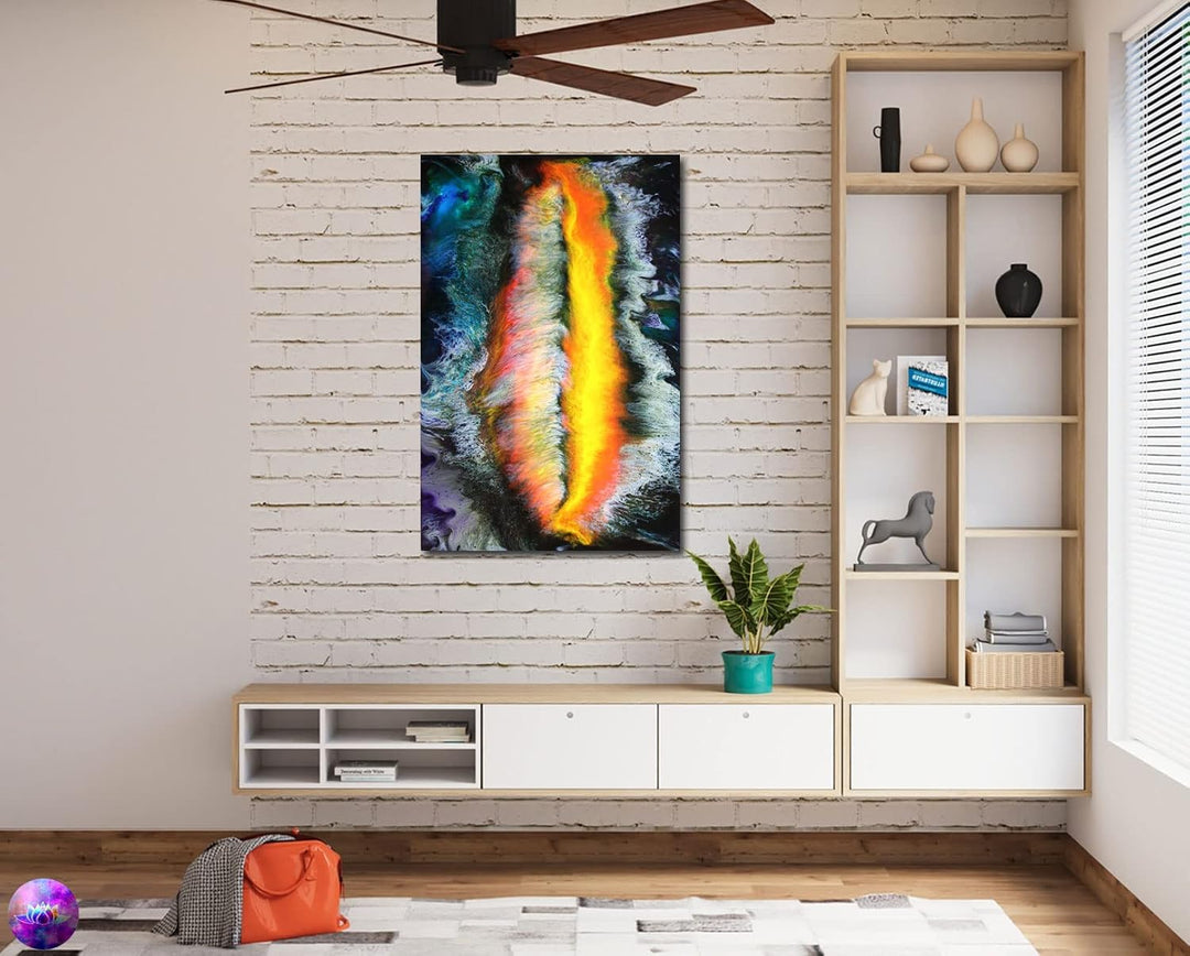 Gemälde Abstrakte Malerei Original - moderne hochglanz Wandbilder XXL - Resin Art Kunst Bild Harz Un