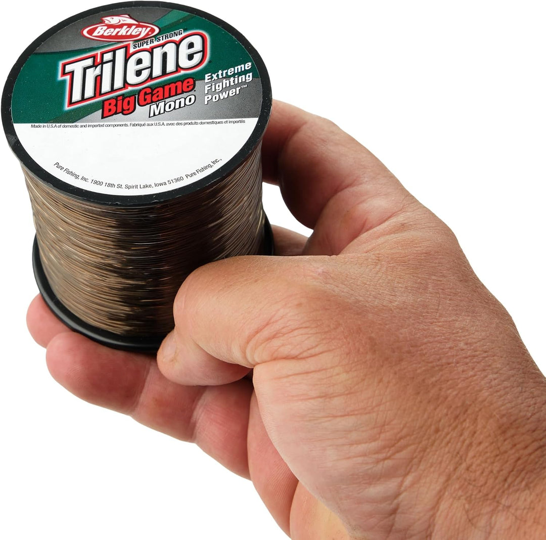 Berkley Big Game Trilene Monofilament Individuelle Spool 10lb - 1500yd Coastal Brown, 1500yd Coastal