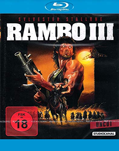 Rambo 1-3 (Teil 1+2+3) Uncut (Digital Remastered) [3-Blu-ray], Blu-ray