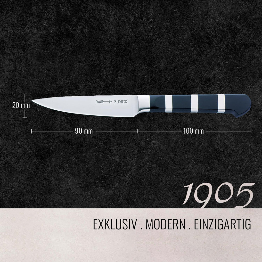F. DICK Officemesser, 1905 (Messer mit Klinge 9 cm, X50CrMoV15 Stahl, nichtrostend, 56° HRC)