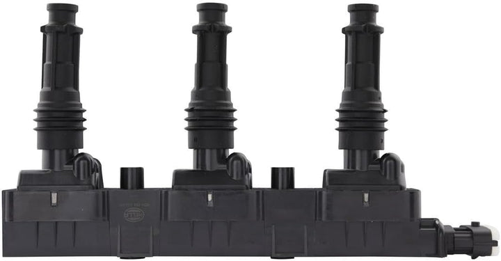 HELLA 5DA 358 000-351 Zündspule - 12V - 5-polig - Blockzündspule - geschraubt