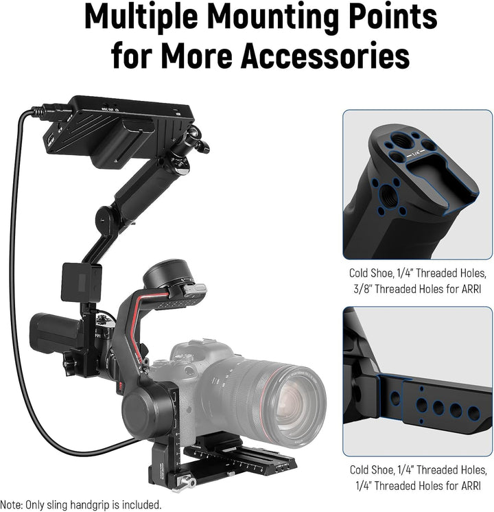 NEEWER Verstellbarer Sling Griff Kompatibel mit DJI Ronin RS3 Mini RS 3 Pro RS 2 RSC 2 Gimbal Stabil
