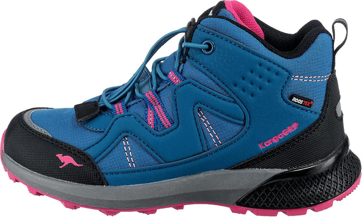 KangaROOS Mädchen K-hk Tour Rtx Wanderstiefel 34 EU Pink Blau, 34 EU Pink Blau