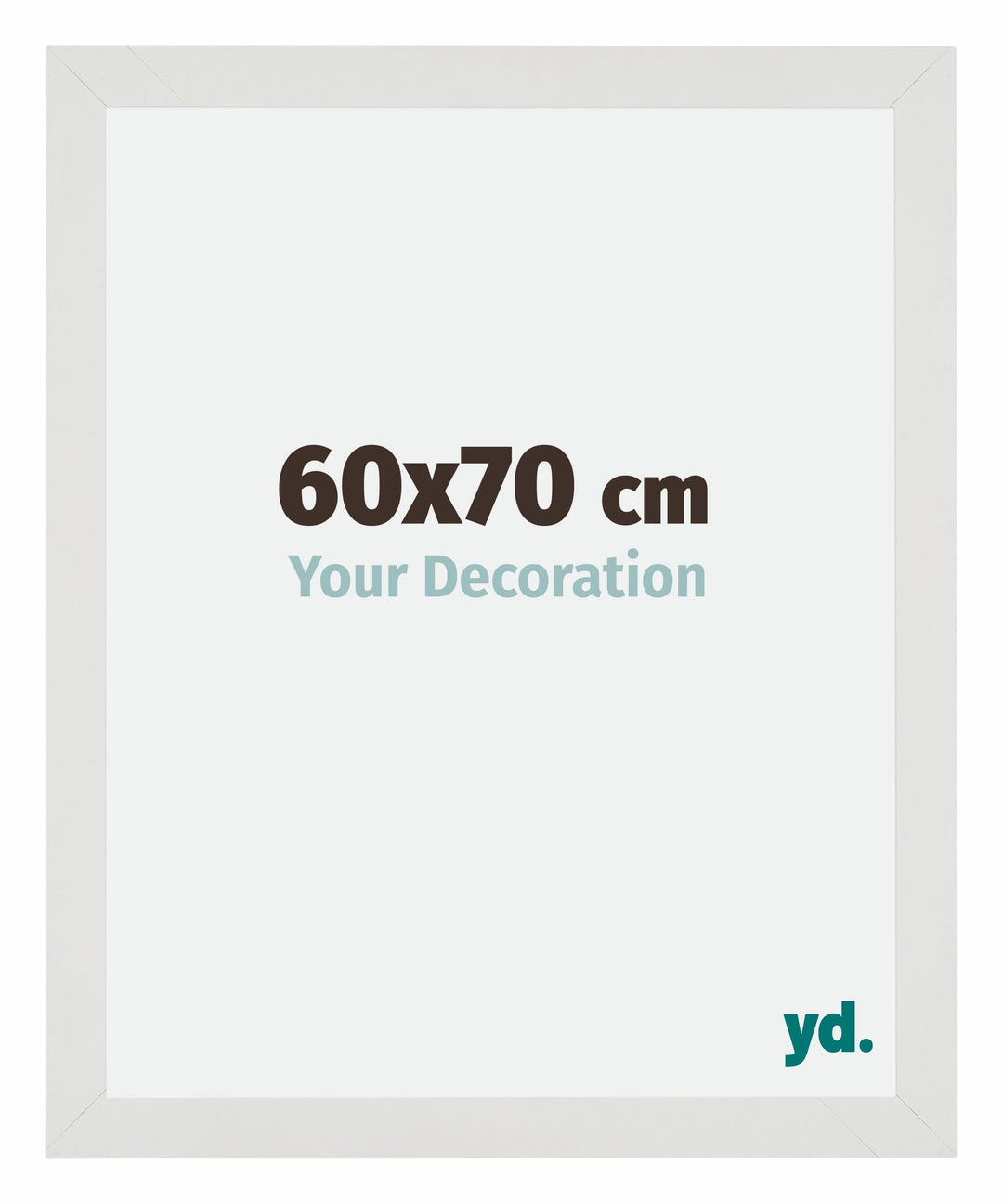 yd. Your Decoration - Bilderrahmen 60x70 cm - Bilderrahmen aus MDF mit Acrylglas - Antireflex - Ausg
