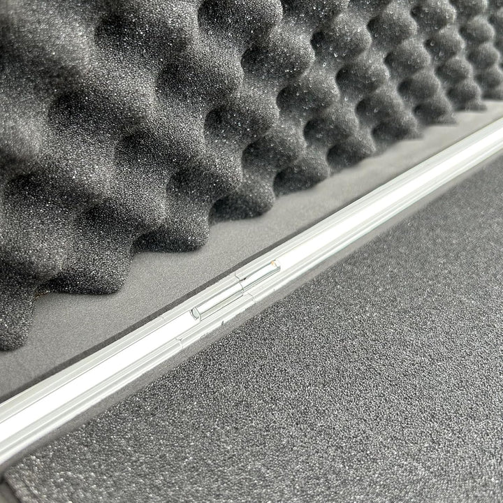 Alubox Alukoffer Silber Koffer Werkzeugkoffer Aufbewahrung leer 20x20x40 cm Deckel abnehmbar, 40 cm
