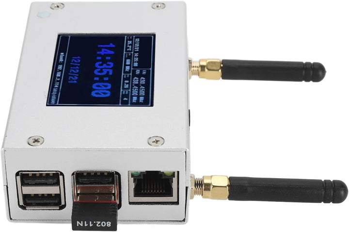 MMDVM Duplex-Hotspot-Board, Digitales Multi-Modem-Sprachmodem, Aluminiumgehäuse, Farbiges OLED-Displ