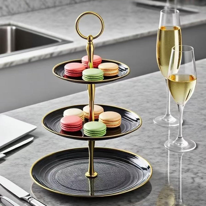 3-stufiger Dessert Stand Cupcake Stand Obst Candy Display Tischständer für Hochzeit Home Geburtstag