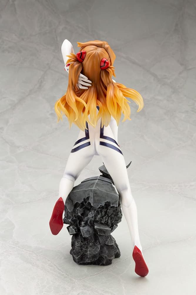 Kotobukiya Evangelion 4 PVC Statue 1/6 Asuka Shikinami Langley White Plugsuit Ver. 23 cm