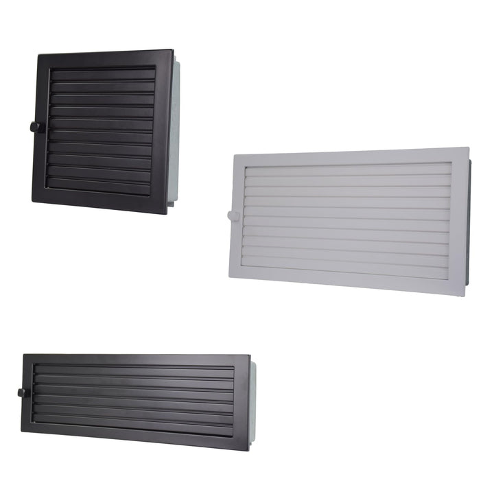 Lüftungsgitter CB-tec Standard WG (Schwarz, 35x23cm) 35x23cm Schwarz, 35x23cm Schwarz