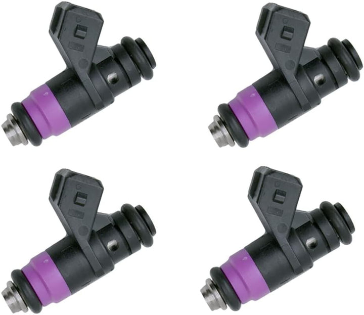 Riloer Ersatz-Motor-Einspritzdüsen, 4 Stück, kompatibel mit R-ENAULT C-LIO F-LUENCE Grand S-CÉNIC L-
