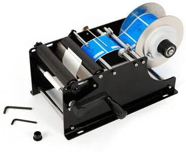 Manuelle Etikettiermaschine Rundflaschenaufkleber 30Times / Minute Rund Dose/ Flasche Halbautomatis