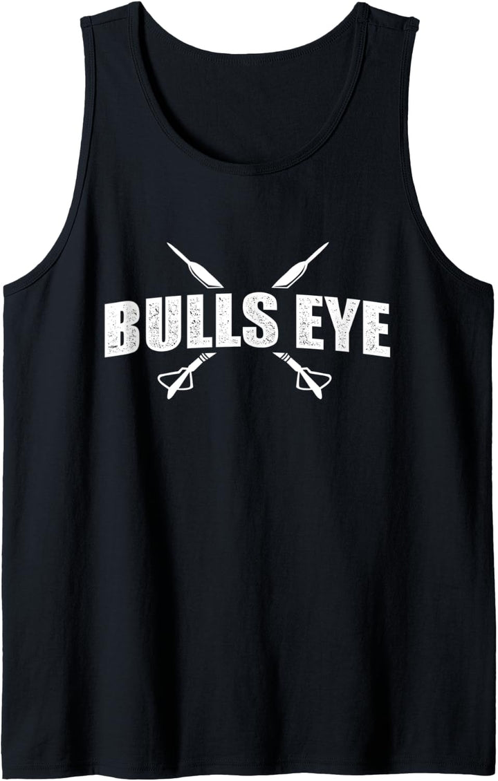Bulls Eye - Cooles Dartspieler Motiv Darts Dartpfeile Tank Top