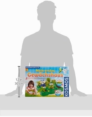 Kosmos 634919 - Mein erstes Gewächshaus, Das Original, Erstes Gärtnern für Kinder ab 5 Jahre, Komple