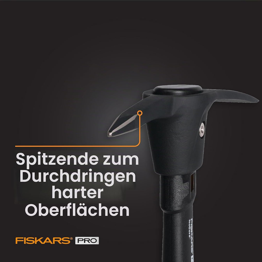 Fiskars 751220-1001 Pro IsoCore Hacke/Spitzhacke, 0,7 kg, Orange/Schwarz 1.5 lb, 1.5 lb
