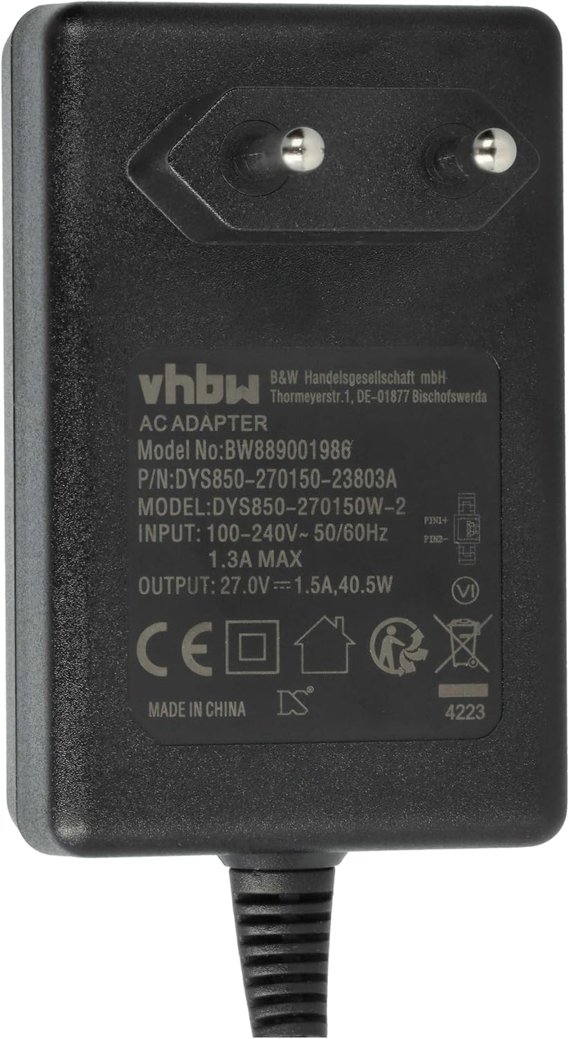 vhbw Ladegerät kompatibel mit Velux 846933, 946930, 946933, GP210AFHT Rollladen-, Solarfenster-Akku