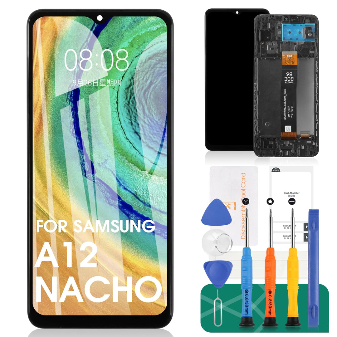 Für Samsung A12 Nacho Screen Ersatz für Galaxy A12 Nacho LCD Bildschirm für Galaxy A127 Display Ersa