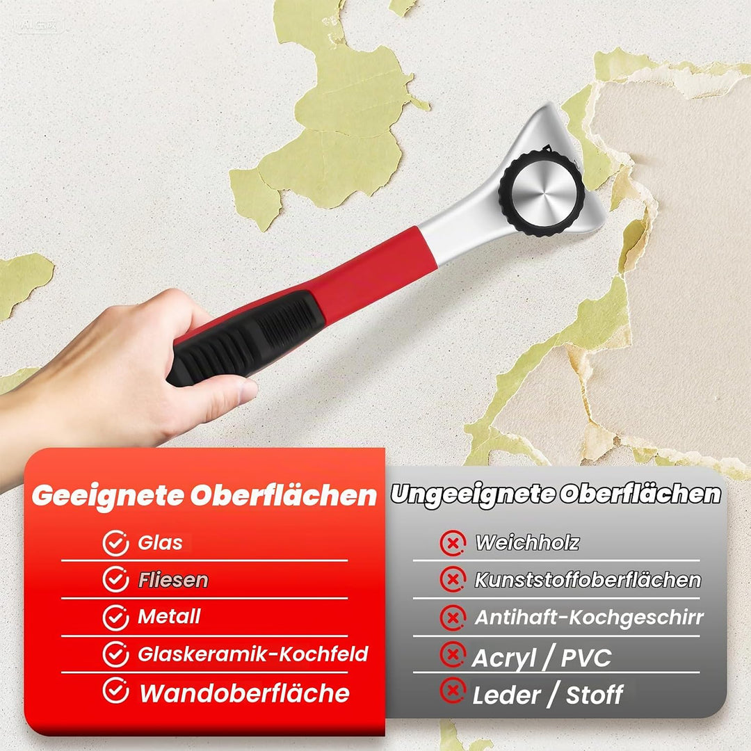 DIYSELF Rasierklingen-Schaber, Glasschaber für Fenster, Schaber für Glasskochfeld, Farbschaber-Werkz