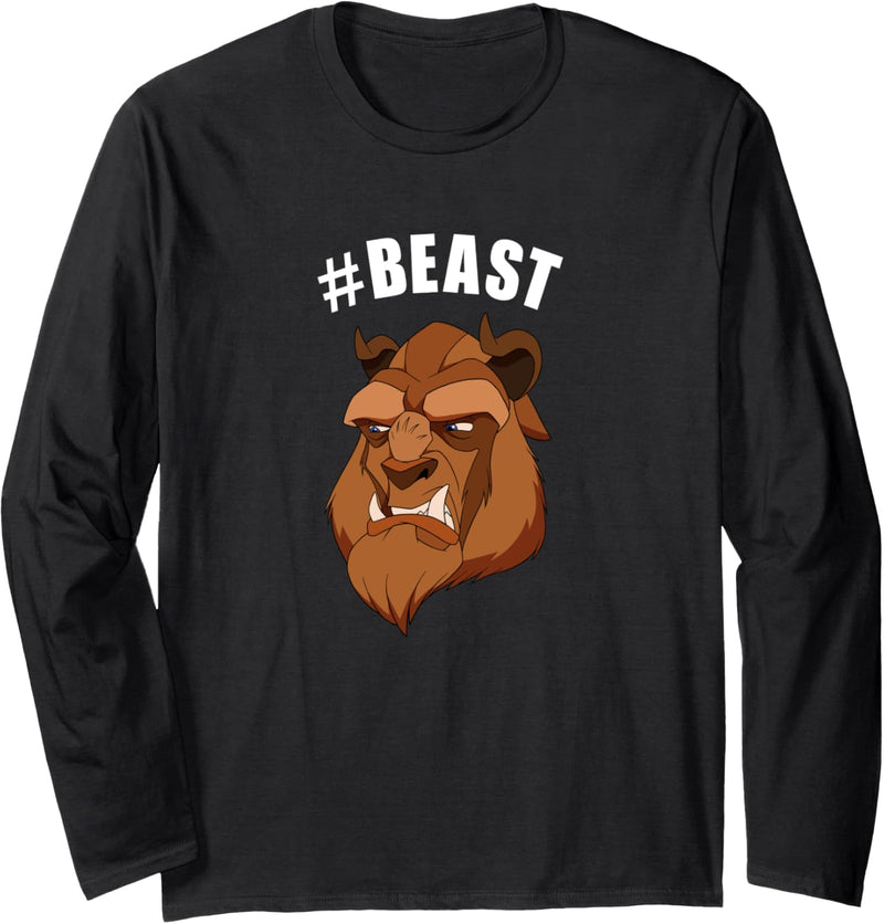 Disney Beauty & The Beast Hashtag Beast Langarmshirt