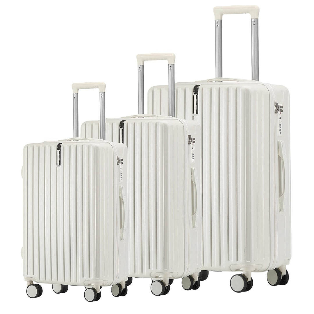 Kofferset 3 Teilig Hartschale Koffer Set Robustes und Langlebiges PC-Material Koffer mit TSA-Schloss