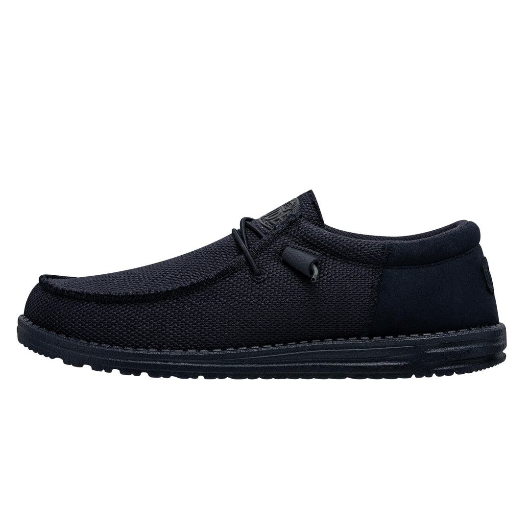 HEYDUDE - Wally Sox Stitch Herren - Slip on Schuhe - Herren Loafers, Black White 40 EU Navy, 40 EU N