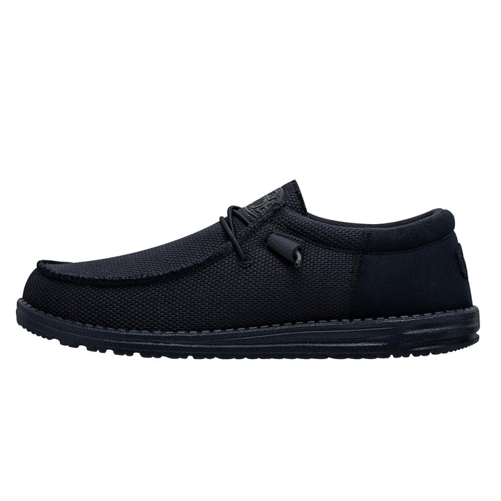 HEYDUDE - Wally Sox Stitch Herren - Slip on Schuhe - Herren Loafers, Black White 40 EU Navy, 40 EU N