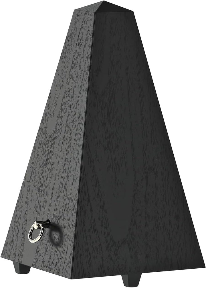 Wittner Metronom 845161 Kunststoffgehäuse ohne Glocke Taktell Pyramidenform schwarz schwarz Single,