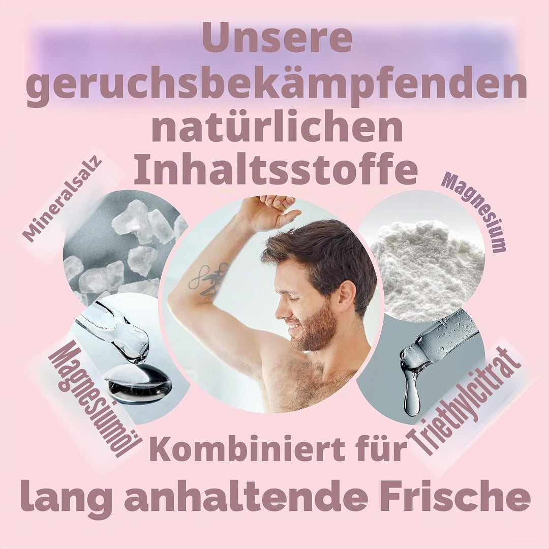 Salt Of The Earth Natürliches Deospray Nachfüllpack, Lavendel &amp; Vanille - Vegan, Langanhaltender Sch