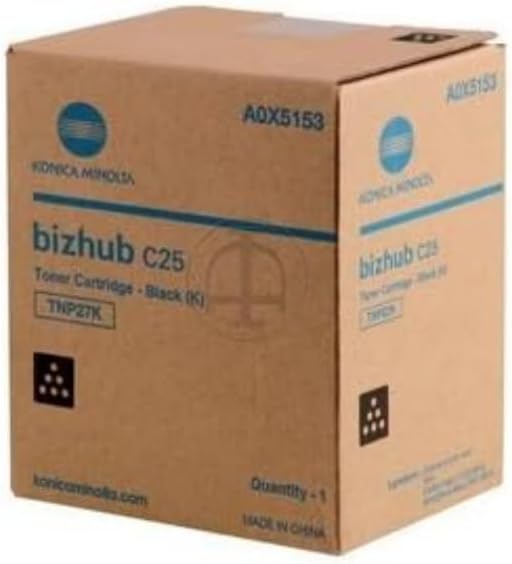 MINOLTA/QMS A0X5153 Original Toner TNP-27K für Konica Bizhub C25 schwarz