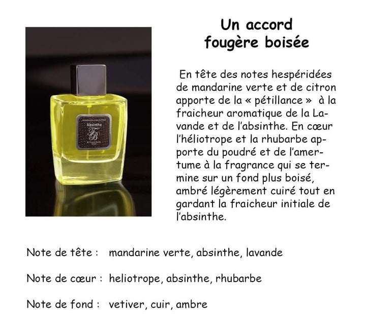 Franck boclet Eau de Parfum Absinthe, 100 ml