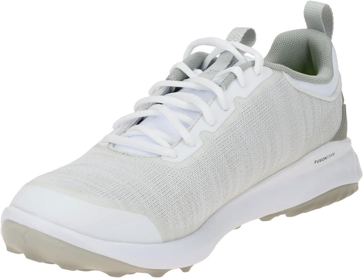 PUMA Herren Fusion Pro Golfschuh 41 EU Puma Weiss Puma Silber Flach Hellgrau, 41 EU Puma Weiß P