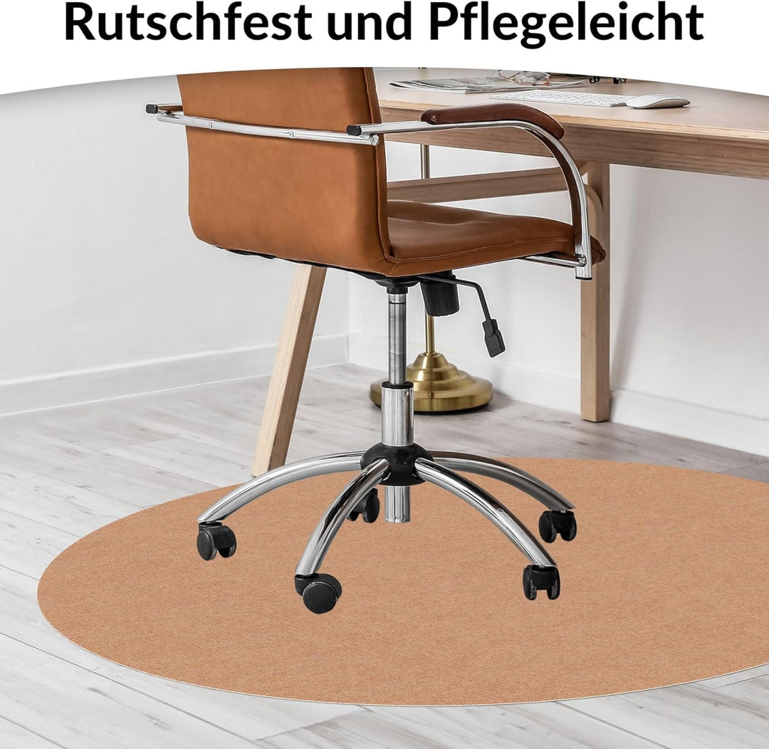ANRO Bodenschutzmatte Bürostuhl Unterlage Schreibtischstuhl Unterlage Bürostuhl Teppich rutschfeste