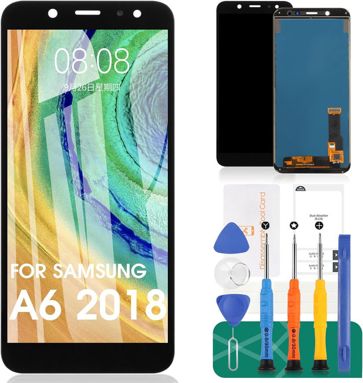 Ersatz-LCD-Bildschirm-Digitizer für Samsung Galaxy A6 2018, A600, A600F/DS A600FN/DS A600FN/DS