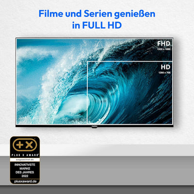 MEDION E14004 (MD 30225) 100,3 cm (40 Zoll) Full HD Fernseher (Triple Tuner Receiver DVB-T2 DVB-C DV