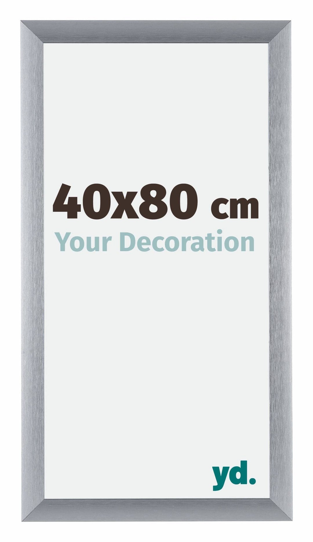 yd. Your Decoration - Bilderrahmen 40x80 cm - Bilderrahmen aus Aluminium mit Acrylglas - Antireflex