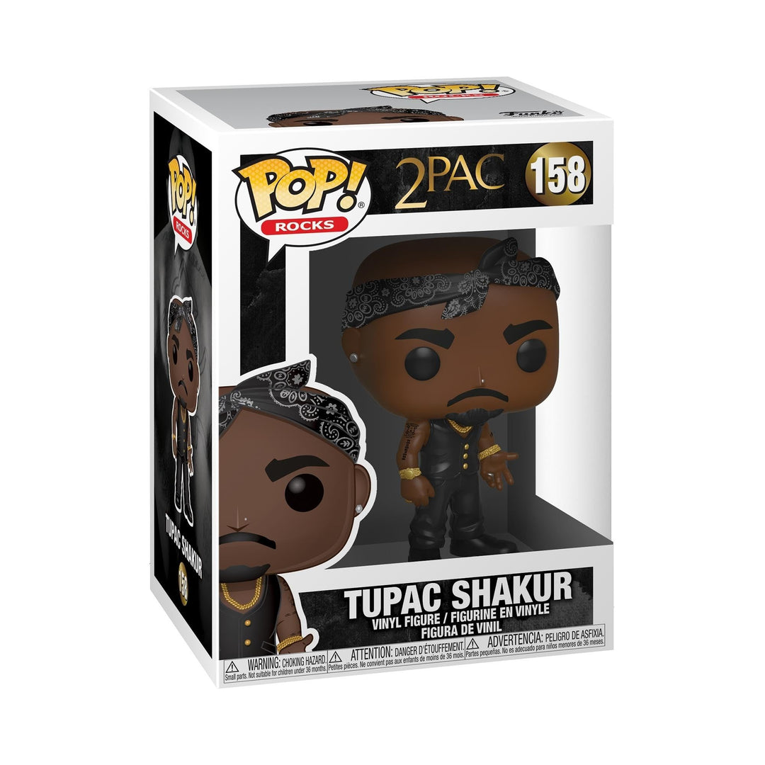 Funko Pop! Rocks Tupac - Vinyl-Sammelfigur - Geschenkidee - Offizielle Handelswaren - Spielzeug Für