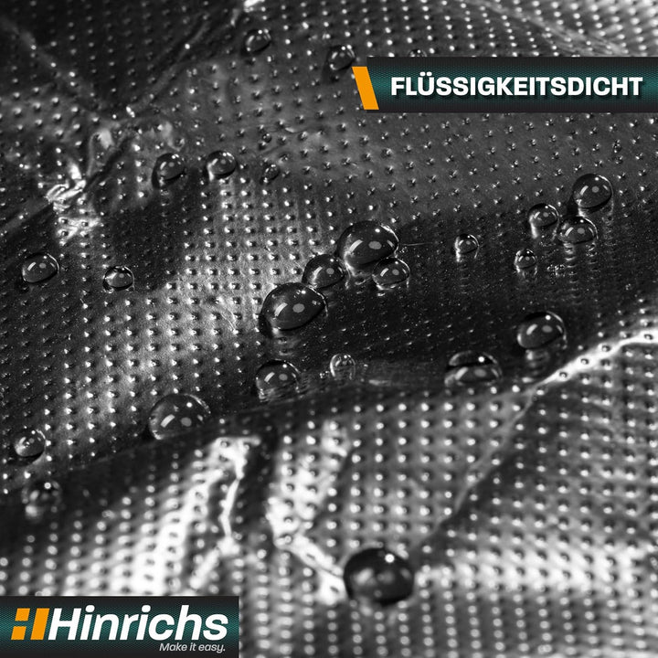 Hinrichs 2X Müllsackständer 120L - Höhenverstellbarer Müllbeutelhalter mit Deckel & Klemmring für 12