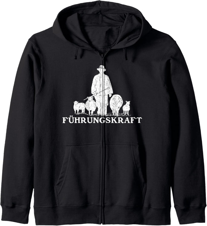 Führungskraft Schaf Schäfer Kapuzenjacke