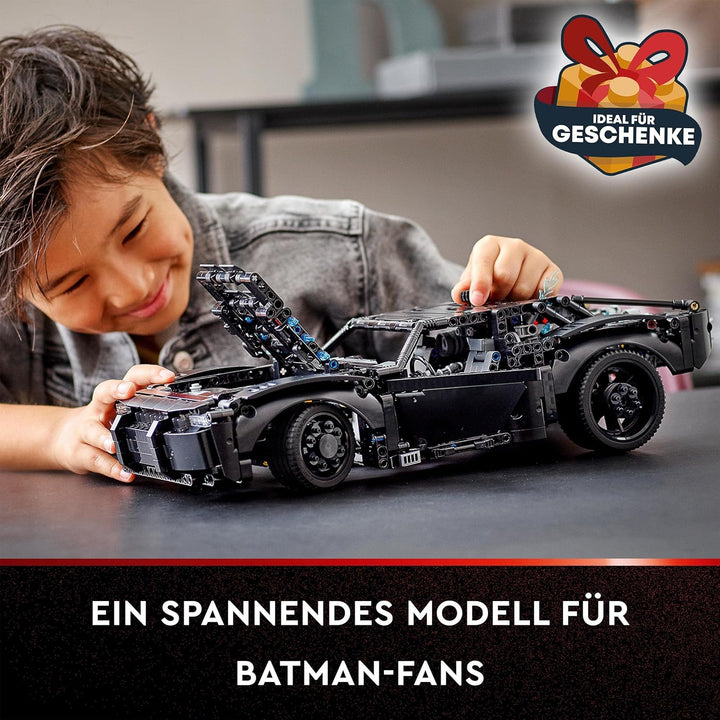 LEGO 42127 Technic BATMANS BATMOBIL Spielzeugauto, Modellauto-Bausatz aus dem Batman-Film von 2022 m