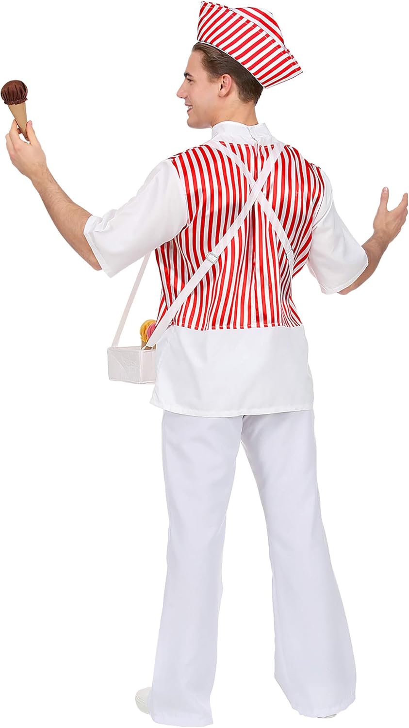 WIDMANN 68594 COSTUME GELATAIO RETRO ANNI 50 XL #6859, XL