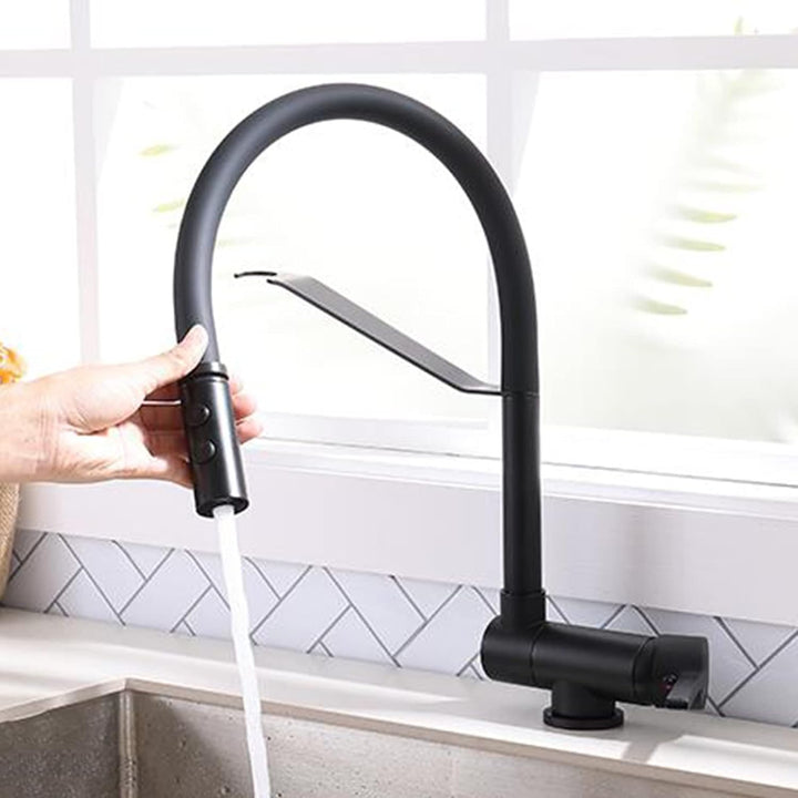 Mischbatterie Küche Vorfenster, Wasserhahn Küche Klappbar Vorfenster Schwenkbar Messing Multifunktio
