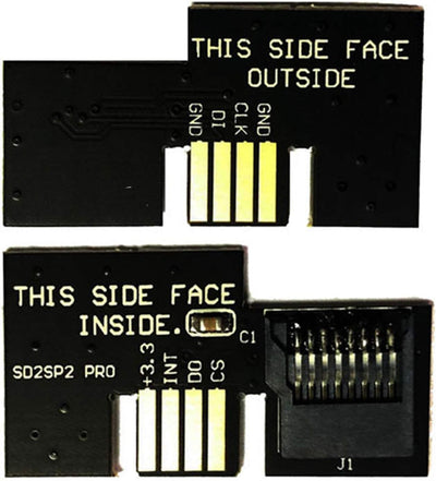 HUAYUWA Upgrade-Kits passend für GameCube (NTSC-J-Version), 1 x XENO-Chip + 1 x SD2SP2 Micro-SD-Kart