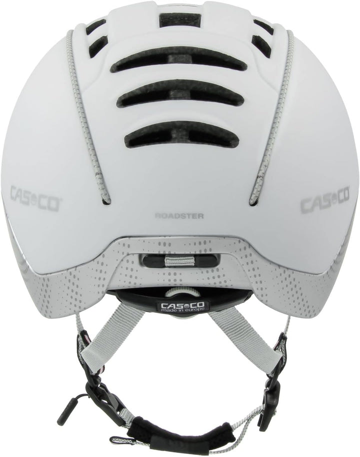 Casco Erwachsene Fahrradhelm Roadster TC L (58-60 cm) Weiss, L (58-60 cm) Weiss
