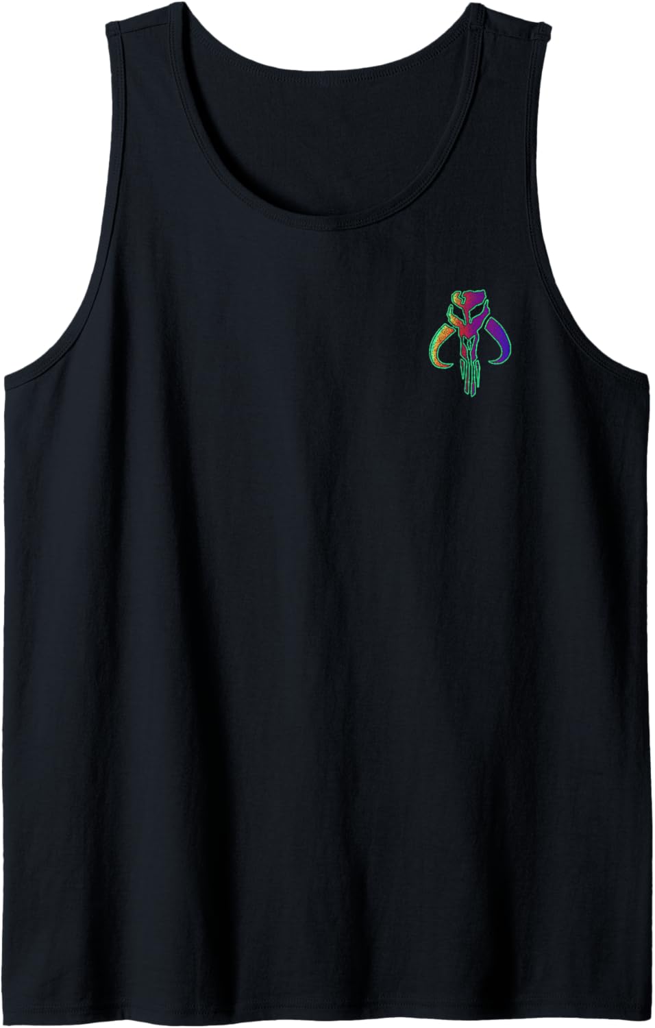 Star Wars: The Mandalorian Neon Mandalorian Signet Emblem Tank Top