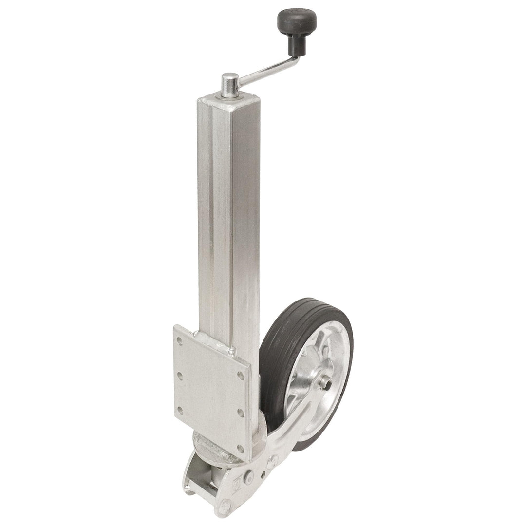 The Drive | Anhänger Stützrad 500KG | vollautomatik | 60x60mm Vierkant-Rohr mit 6-Loch Anbauflansch